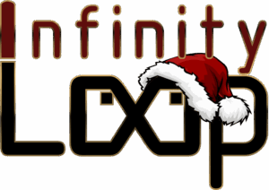 InfinityLoop Logo im Weihnachtsstil